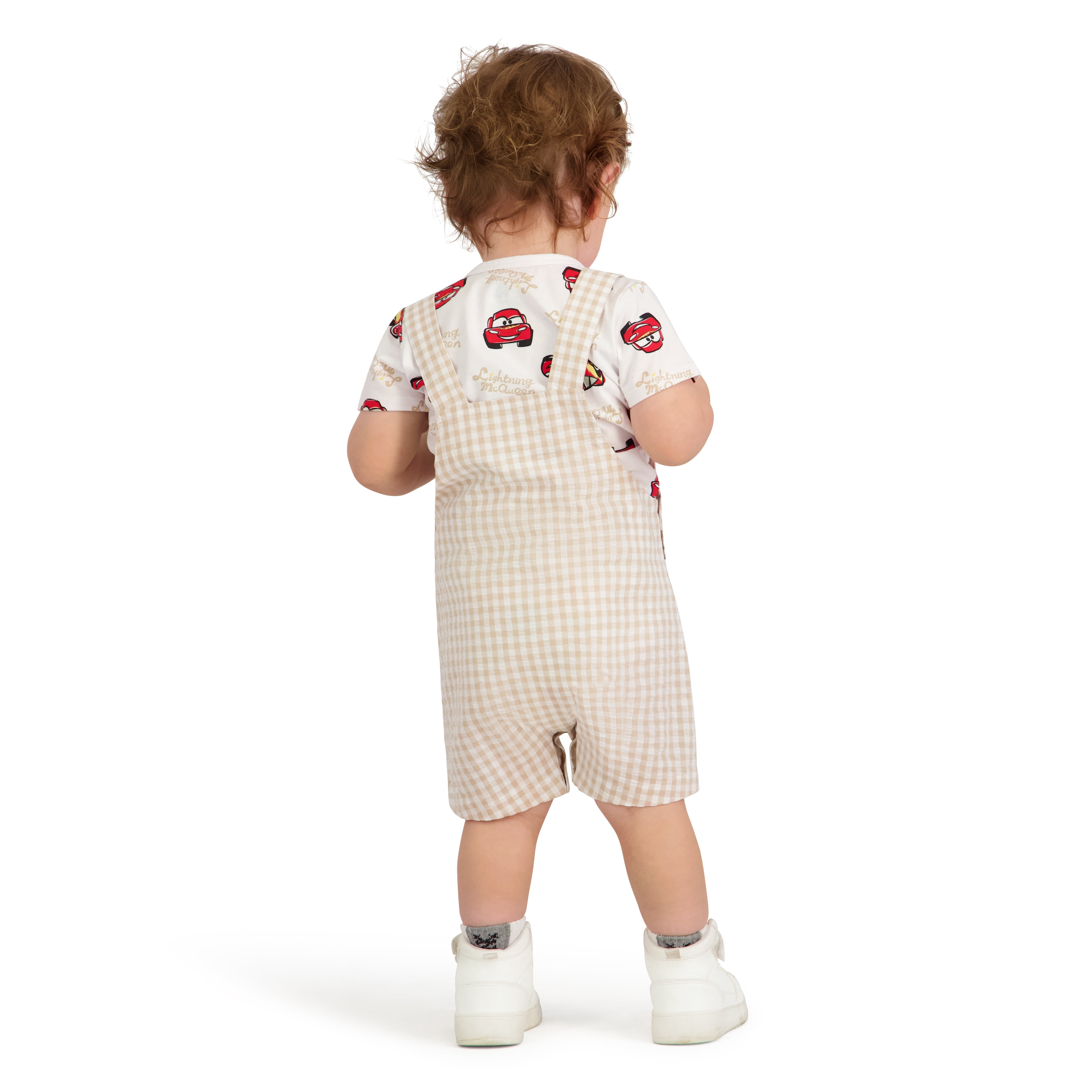 Disney Cars Baby Boy Shortall Set, Sizes 0/3 Months-24 Months