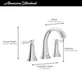 thumbnail image 2 of American Standard 7617.807 Glenmere 1.2 GPM Widespread Bathroom Faucet - Chrome, 2 of 7