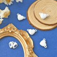 thumbnail image 6 of 5Set Spray Painted Alloy Magnetic Clasps Cadmium Free & Nickel Free & Lead Free Heart White 10.5x16x7mm Hole: 1.2mm DIY, 6 of 6