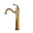 thumbnail image 2 of Antique Copper Basin Faucet, Cold And Hot Classic Style Bathroom Faucet Water Mixer, Single Handle Deck Mounted Tap Classic Style, 2 of 9