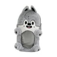 thumbnail image 3 of Portatarjetas de peluche con forma de animal, portátil, multifuncional, pequeño Lobo gris, 3 of 8