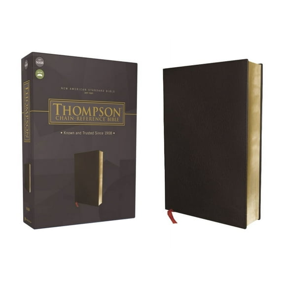 Nasb, Thompson Chain-Reference Bible, Bonded Leather, Black, Red Letter, 1977 Text, (Hardcover)