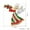 Angel, variant on MATROOY wholesale Christmas Tree Deer Snowman Brooch Pin Crystal Santa Claus Xmas New-4.Blue Crystal Elk
