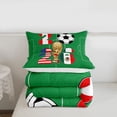 thumbnail image 5 of Erosebridal Ball Games Twin Comforter Sets,American Flag Football Sport Soccer Lover Bedding Set For Men Women,Reversible 2 Pieces, 5 of 7