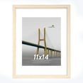 thumbnail image 3 of Scholartree 5-Pack Picture Frames, 8x10 with Mat & 11x14 Without Mat, Shatter-Safe Wall Gallery Set,Wood Grain Finish, 3 of 4
