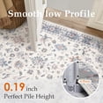 thumbnail image 6 of BERTHMEER 8'x10' Area Rugs for Living Room Dining Room Bedroom Farmhouse Vintage Oriental Traditional Washable Non-slip Rugs Carpets,Blue White, 6 of 6