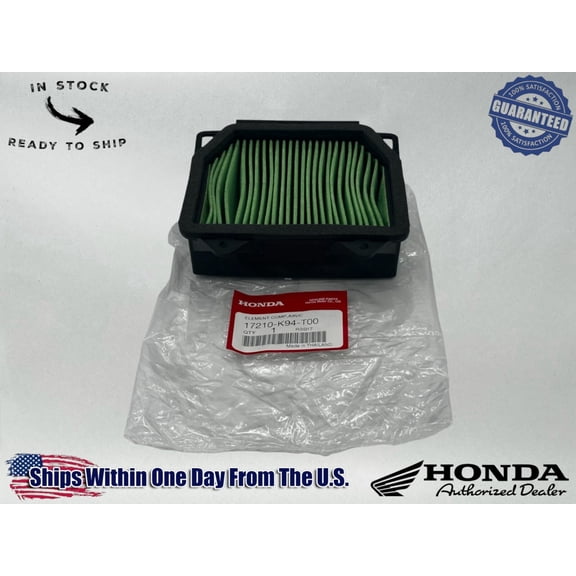 Honda Genuine OEM Authentic Air Filter 17210-K94-T00