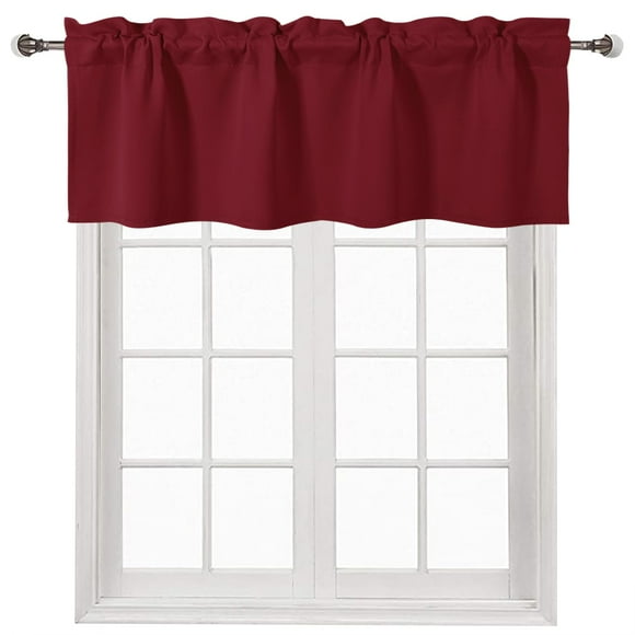 Cortina DWCN Valance 132x36 cm Burgundy Blackout
