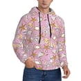 thumbnail image 2 of Naloa Seafood Men's Casual Hooded Collar Drawstring Hoodies Pullover Sweatshirts Casual Long Sleeve Shirts-Medium, 2 of 7
