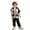 Coffee, variant on Gbsyewxs Boys Outfit Set 2 Piece Crew Neck Short Sleeve Plaid Tops And Pants Fashion Summer Boys Clothes Brown Size 2-3 Years