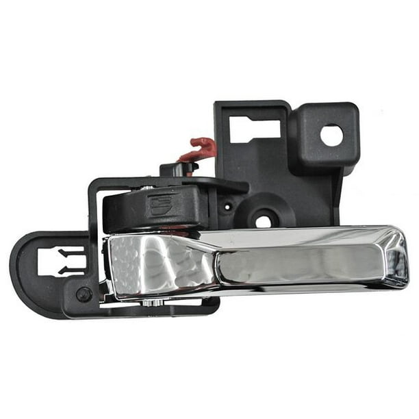 Manija Puerta Interior Generica Wrangler 2011 A 2015 Jeep Delantera O Trasera Izq Negra/Cromo