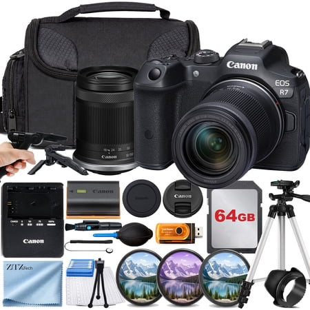 Canon EOS R7 Mirrorless Camera with RF-S 18-150mm Lens Kit (International Version)