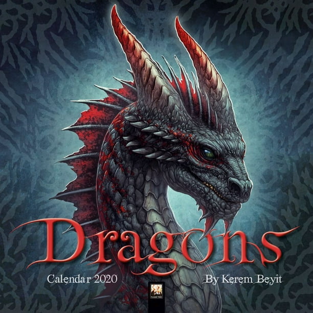 Calendars Dragons By Beyit Wall Calendar with High Quality Paper All