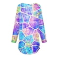 thumbnail image 5 of Ruyang Womens Blouses Dressy Casual Fall Hippie Tshirts Shirts Long Sleeve Cute Tops Floral Tunics Tops Crew Neck Sweatshirts Womens Medium Shirts, 5 of 5