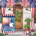 thumbnail image 6 of God Bless America Patriotic American Garden Flag 12x18 Inch Double Sided USA Flag USA 4th July Independence Day Garden Flag for Party Yard Outdoor Decoration Home Farmhouses Decor, 6 of 7