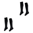 thumbnail image 3 of Calcetines de compresión graduados Qarigey para mujer y hombre negro XXL, 3 of 6