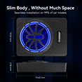 thumbnail image 5 of Subwoofer para debajo del asiento Feikeer 2025 10 1200 W 20 L con LED, 5 of 5