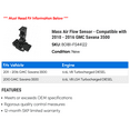 thumbnail image 2 of Mass Air Flow Sensor - Compatible with 2010 - 2016 GMC Savana 3500 2011 2012 2013 2014 2015, 2 of 2