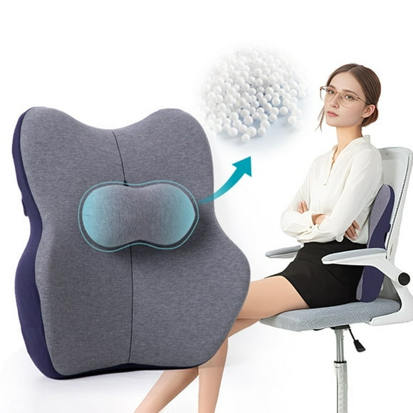 PEONAVET Waist Support Office Support Slow Bounce Backrest Cushion Lumbar Support Chair Lumbar Support Cushion Top Lumbar Support Seat Lumbar Support Cushion