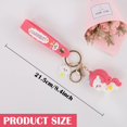 thumbnail image 2 of Cute Unicorn Keychain - Soft Silicone Key Chain Wristband, Kawaii Animal Key Ring Backpack Charm - Colorful Key Holder for Girls, 2 of 4