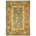 thumbnail image 3 of SAFAVIEH Anatolia Sophia Floral Wool Area Rug, Teal Blue/Taupe, 9'6" x 13'6", 3 of 10
