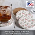 thumbnail image 6 of Thirstystone Pretty Coquette 4-Pack Round Stone Coasters, 6 of 7