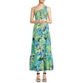 thumbnail image 3 of Time and Tru Women's One Shoulder Midi Dress, 3 of 5