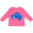 thumbnail image 3 of Inktastic Aussie Map Flag Boys or Girls Long Sleeve Toddler T-Shirt, 3 of 5