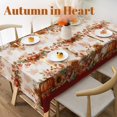 thumbnail image 2 of Fall Thanksgiving Rectangular Tablecloth x (xcm) Wipe Clean Pumpkin Table Cover for Family Gatherings Holiday Dinners Home Kitchen Decor, 2 of 7