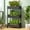 BLACK #3, variant on 3 Tier 4 Tier Rolling Plants Stand with Wheels - Space Saving Storage Cart for Indoor Outdoor Use - Narrow Utility Trolley for Balcony Living Room Kitchen Garden - Easy Assembly Moving Rack