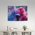 thumbnail image 2 of Kdxio Color Explosion Makeup Brush Wall Hanging Tapestries Banner For Bedroom College Dorm Home Living Room Party Decor 29X37 In, 2 of 8
