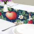 thumbnail image 4 of Yayeee Table Runner 90 inches Long Home Kitchen Dinning Party Decoration, Blue Apple Pattern, 4 of 7