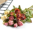 thumbnail image 6 of Travelwant 3pacsk Artificial Roses Flowers for Valentine's Day, Realistic Blossom Roses, Real Touch Silk Rose, Single Fake Flower Long Stem Bouquets, 6 of 7