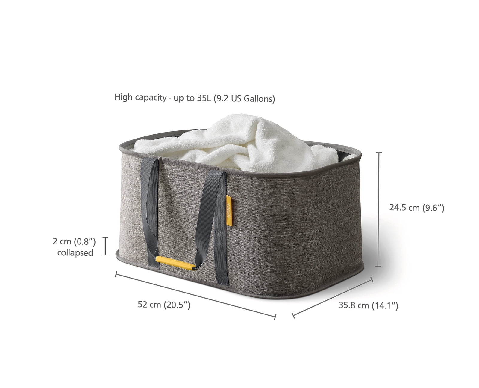 Joseph Joseph Hold All Collapsible Folding 35L Washing Laundry