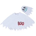 thumbnail image 3 of Disfraz de fantasma para niños pequeños, Poncho de Halloween, traje de Boo, capa de hoja blanca, ropa de actuación de Cosplay para niños y niñas, 3 of 5