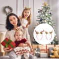 thumbnail image 4 of EeaseMX 2 diademas de astas navideñas para fiestas, disfraces, cosplay, aros de pelo de ciervo para mujeres, niñas y niños., 4 of 7