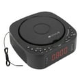 thumbnail image 1 of Lecteur CD Radio Réveil, Radio-Réveil avec Lecteur CD avec Chargement USB, Affichage à Intensité Réglable, Télécommande, Conception à Chargement par le Haut, Doubles Alarmes, Minuterie de Sommeil pour Chambre, 1 of 7