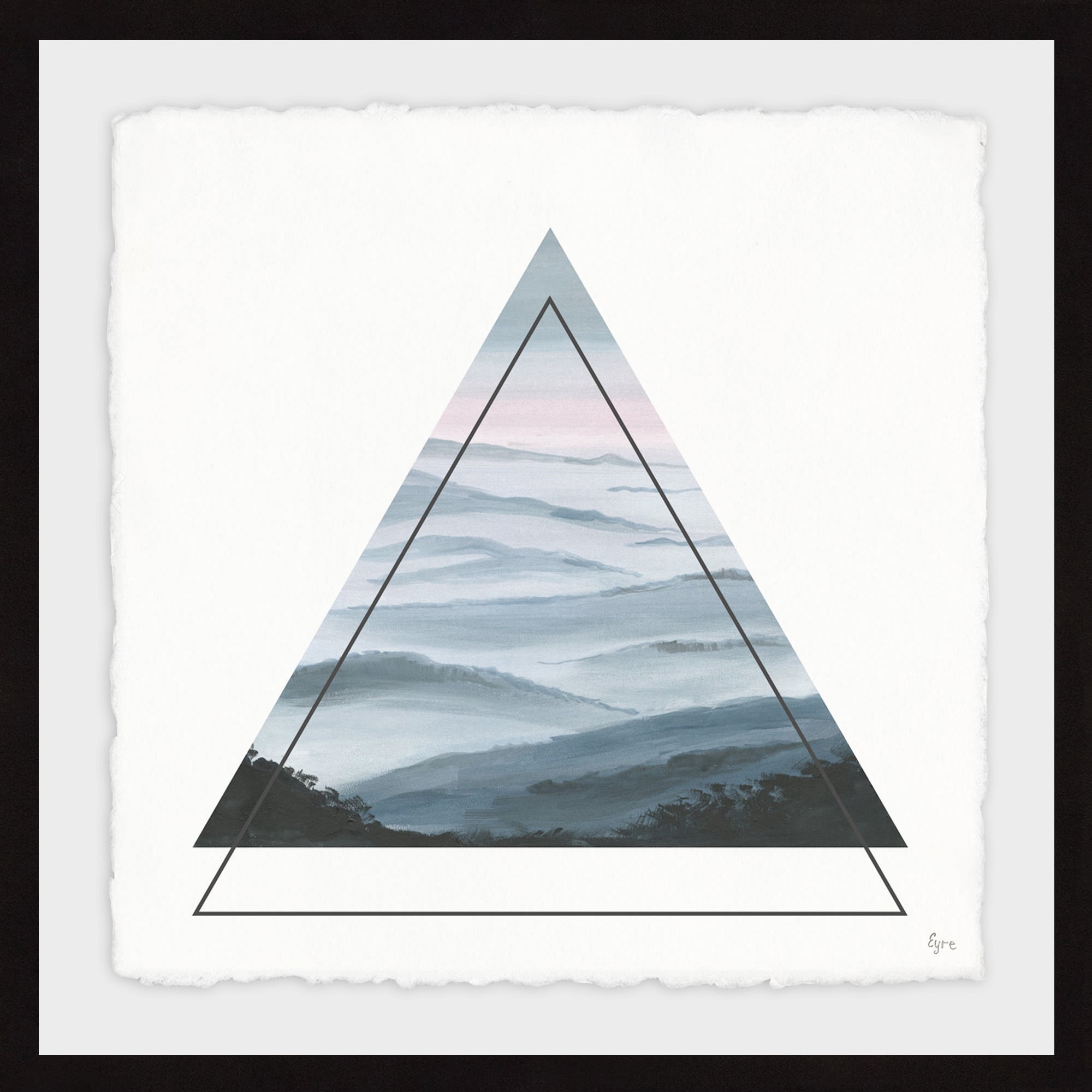 Into the Mist Framed Painting Print