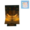 thumbnail image 1 of Kmbangi Birthday Card, 3D Funny Cute Cartoon Bear Light Musical Birthday Cards Greeting Card Gift, 1 of 4