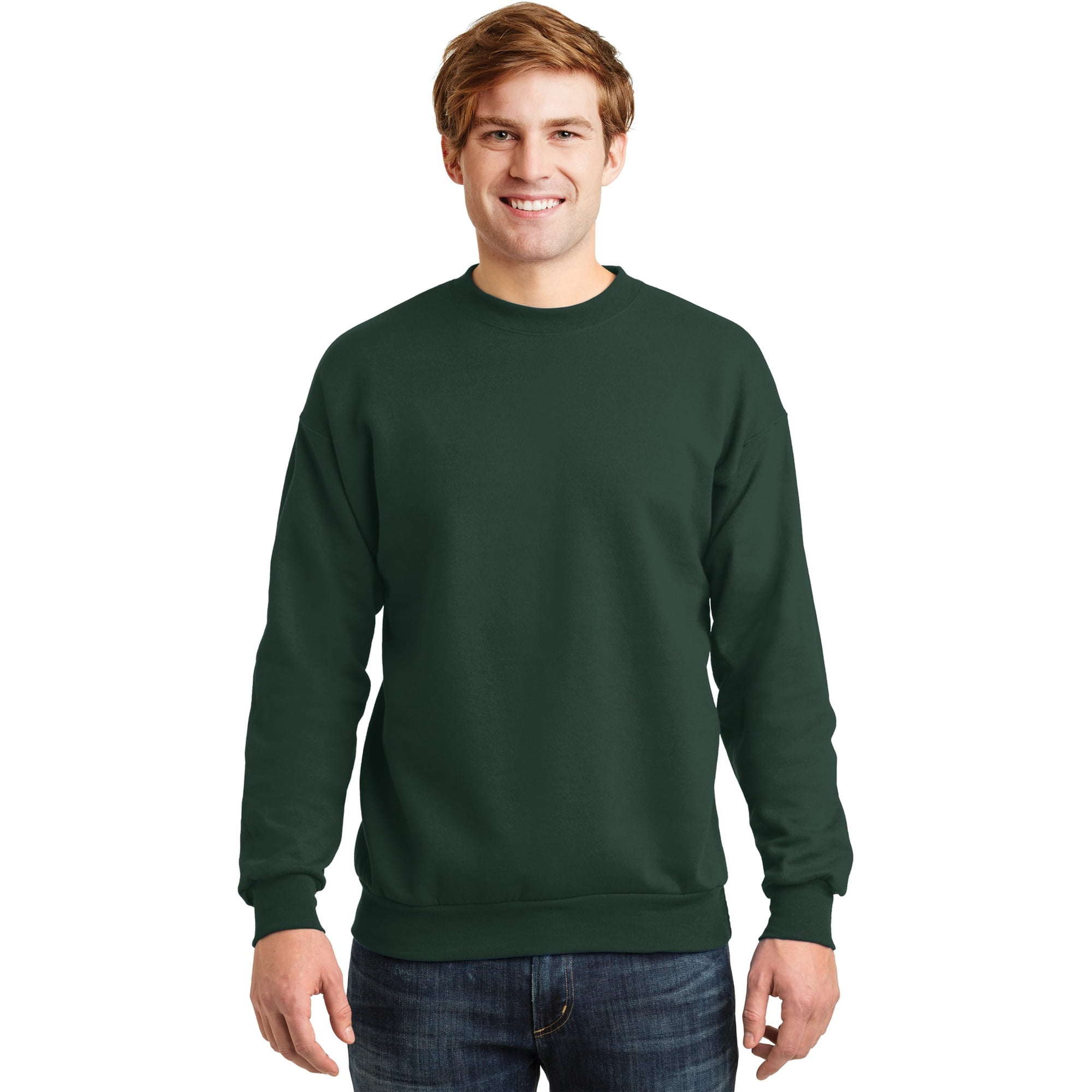 Hanes Men's EcoSmart Sweatshirt, Deep Forest, 3XL | Walmart Canada