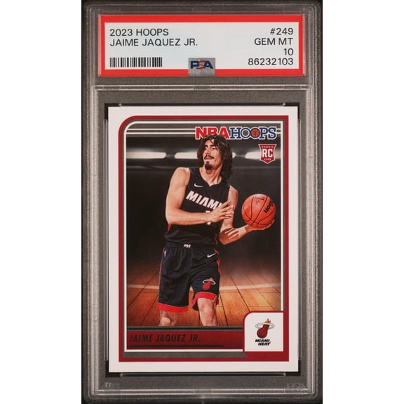 Graded 2023 Panini Hoops Jaime Jaquez Jr #249 Rookie RC Basketball Card PSA 10 Gem Mint