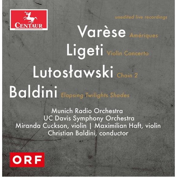 Baldini Haft Cuckson Munich Radio Orchestra Uc Davis Symphony Orchestra - Orchestral Works - Music & Performance - CD
