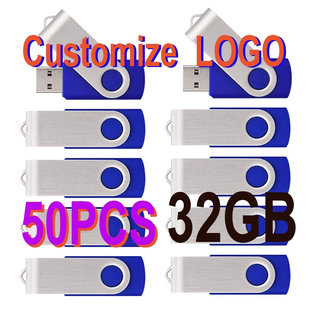 50 Pack 32gb Usb Flash Drive Bulk Usb Memory Stick 32gb 50 Pcs Blue