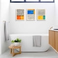 thumbnail image 2 of Boho Wall Art Prints - Framed Canvas Print Wall Art Set Color Blocks Abstract Mid Century Modern Wall Art Boho Decor, 2 of 11