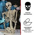 thumbnail image 6 of Life-Size 5 ft Skeleton Prop, Indoor/Covered Outdoor Halloween Decoration, HHSKEL-8HA, 6 of 11