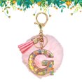 thumbnail image 2 of Globo Alfabeto Inglés Llavero Piel Letras Bolso Dulce Encanto Llaveros Lindos Encantos Resina para Mochila, 2 of 8