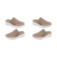 thumbnail image 1 of Minnieouse 1 par de chanclas de estilo informal para mujer, zapatillas transpirables de tacón plano de verano para niñas, sandalias con suela de Caqui Talla 38 2Conjunto, 1 of 6