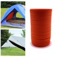 thumbnail image 3 of Cord 550 Multifunction Ropes 328 Feet, Tent Rope Parachute Cord Outdoor Survival Rope Making - Orange, 3 of 10