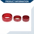 thumbnail image 5 of Unique Bargains AC Media Radio Tune Mirror Knob Cover Interior Trim for Toyota Camry 21-23 Aluminum Alloy Red 5 Pcs, 5 of 6