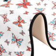 thumbnail image 6 of Dreamtimes Watercolor Butterflies Unique Hallway Runner Rug 2'x6' Kitchen Rug with Rubber Backing Red Blue Insects Non Slip Entryway Rug Runner Washable Soft Area Rug for Hallway Bedroom Kitchen Decor, 6 of 6
